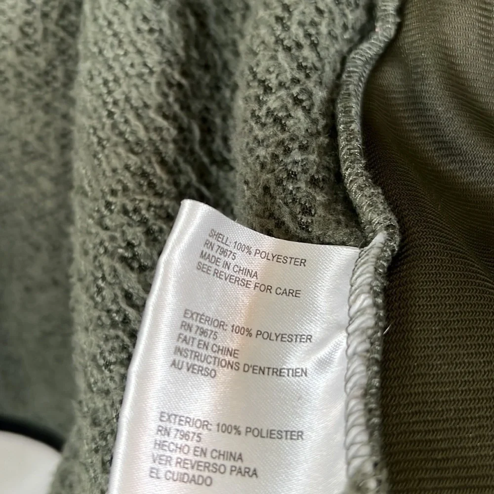 Lucky Brand Faux Shearling Colorblock Teddy Jacket Size S